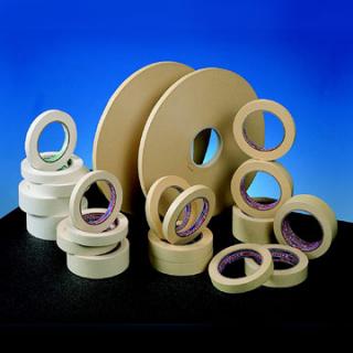 Picture of different sizes of masking tapes